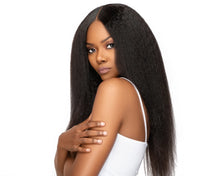 Load image into Gallery viewer, Kinky Straight Closure Wig