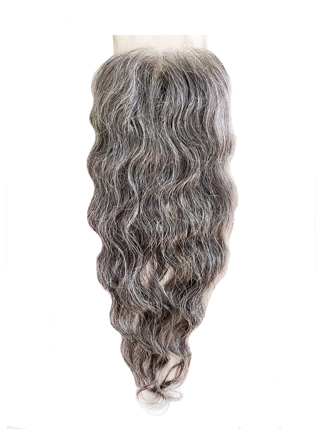 Raw Gray Straight Closure